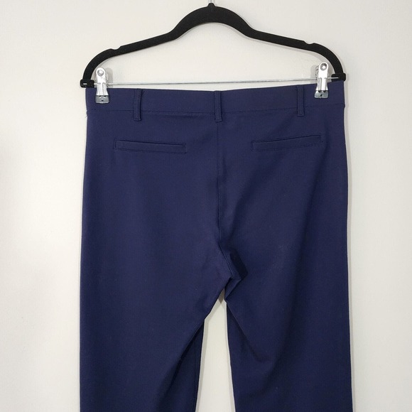 Betabrand Navy Blue Straight Leg Classic Dress Yoga Pants Size Large - Picture 8 of 10